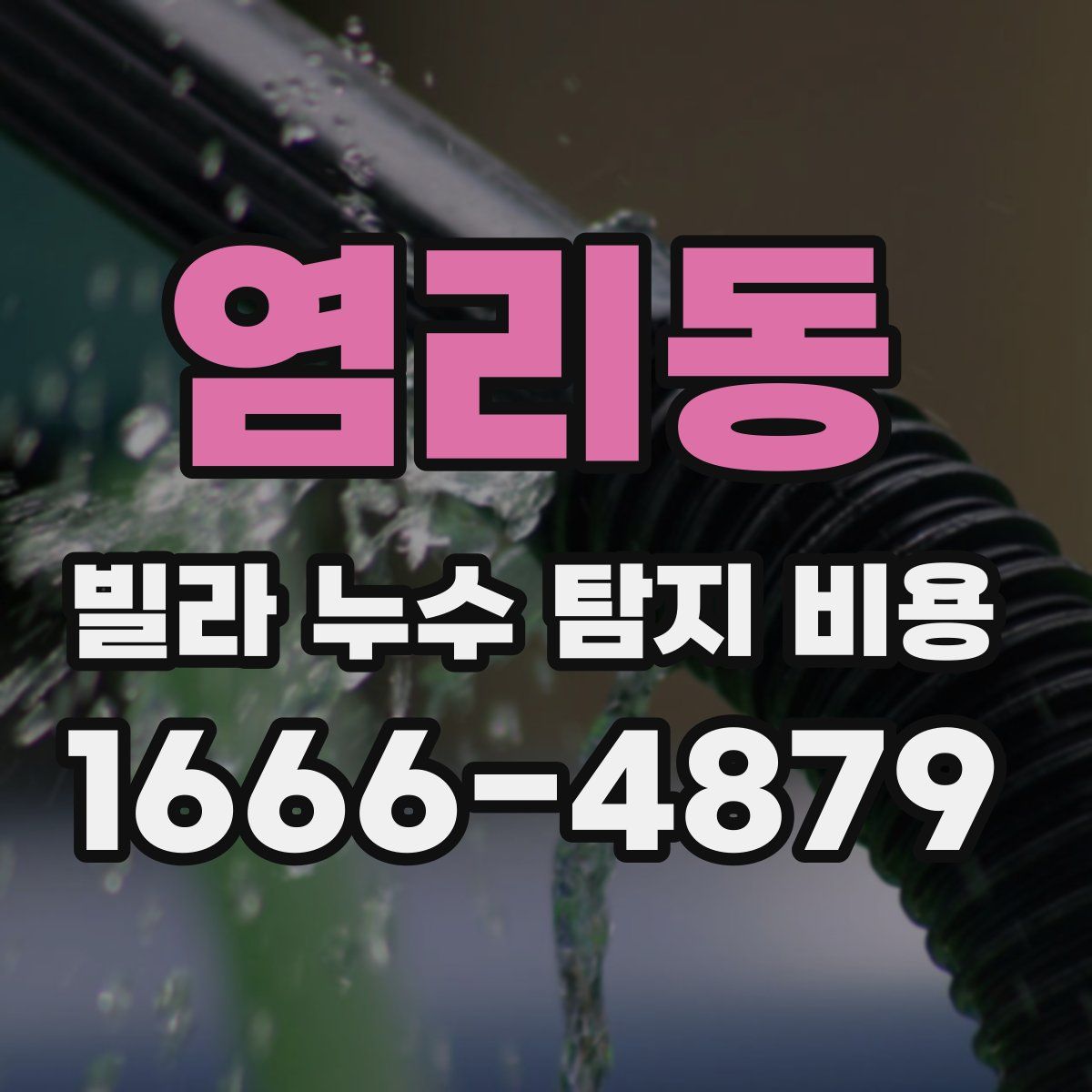 염리동 빌라 누수 탐지 비용
