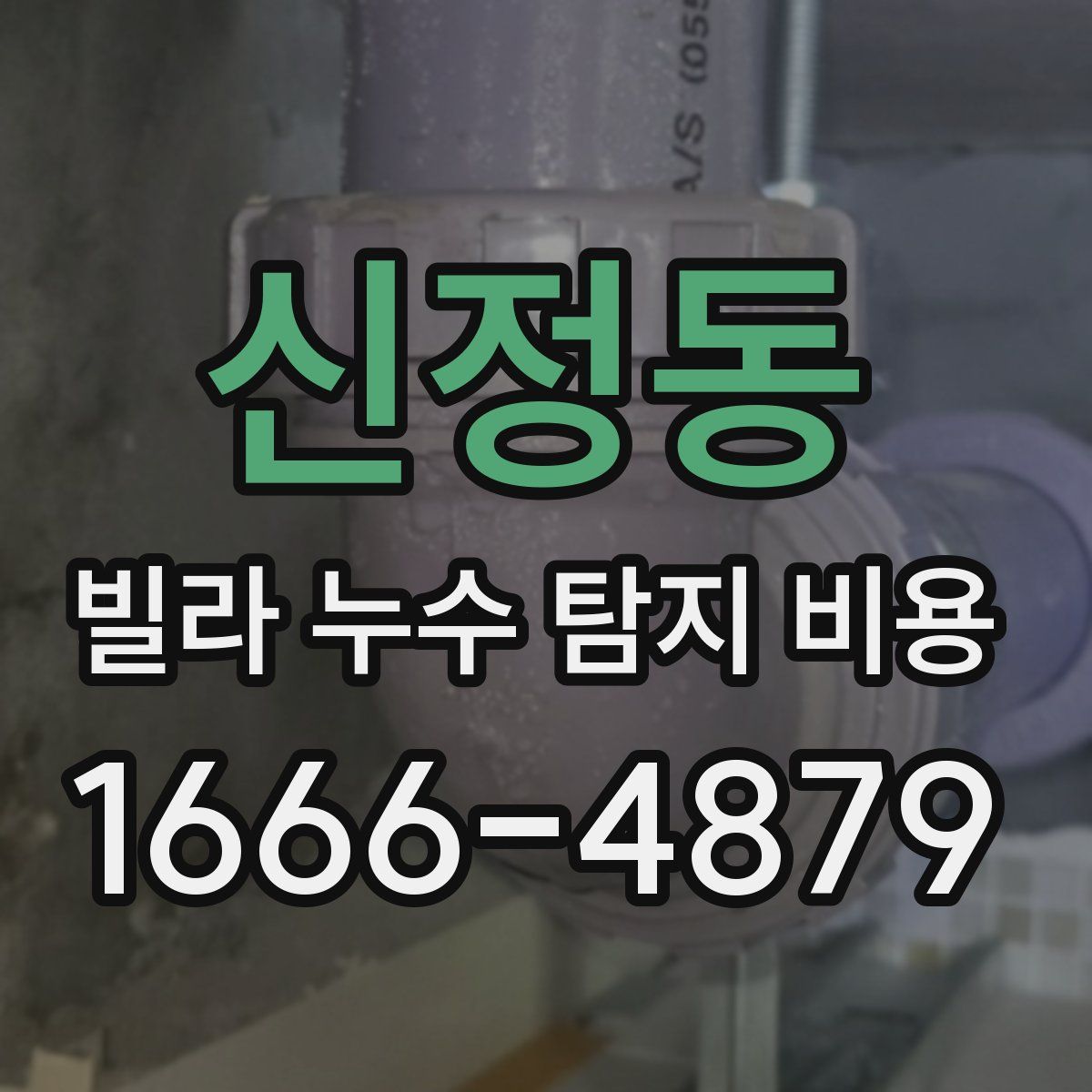 신정동 빌라 누수 탐지 비용
