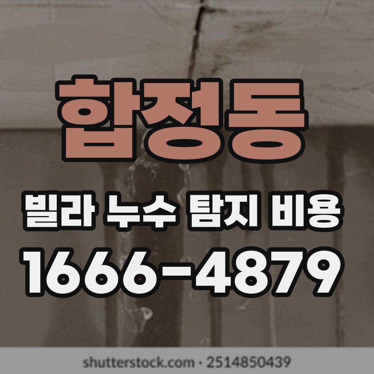 합정동 빌라 누수 탐지 비용