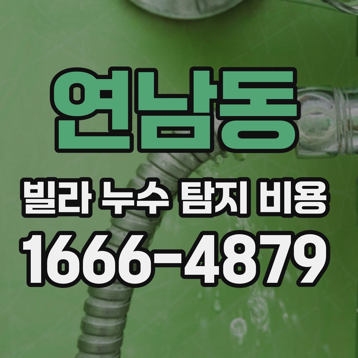 연남동 빌라 누수 탐지 비용