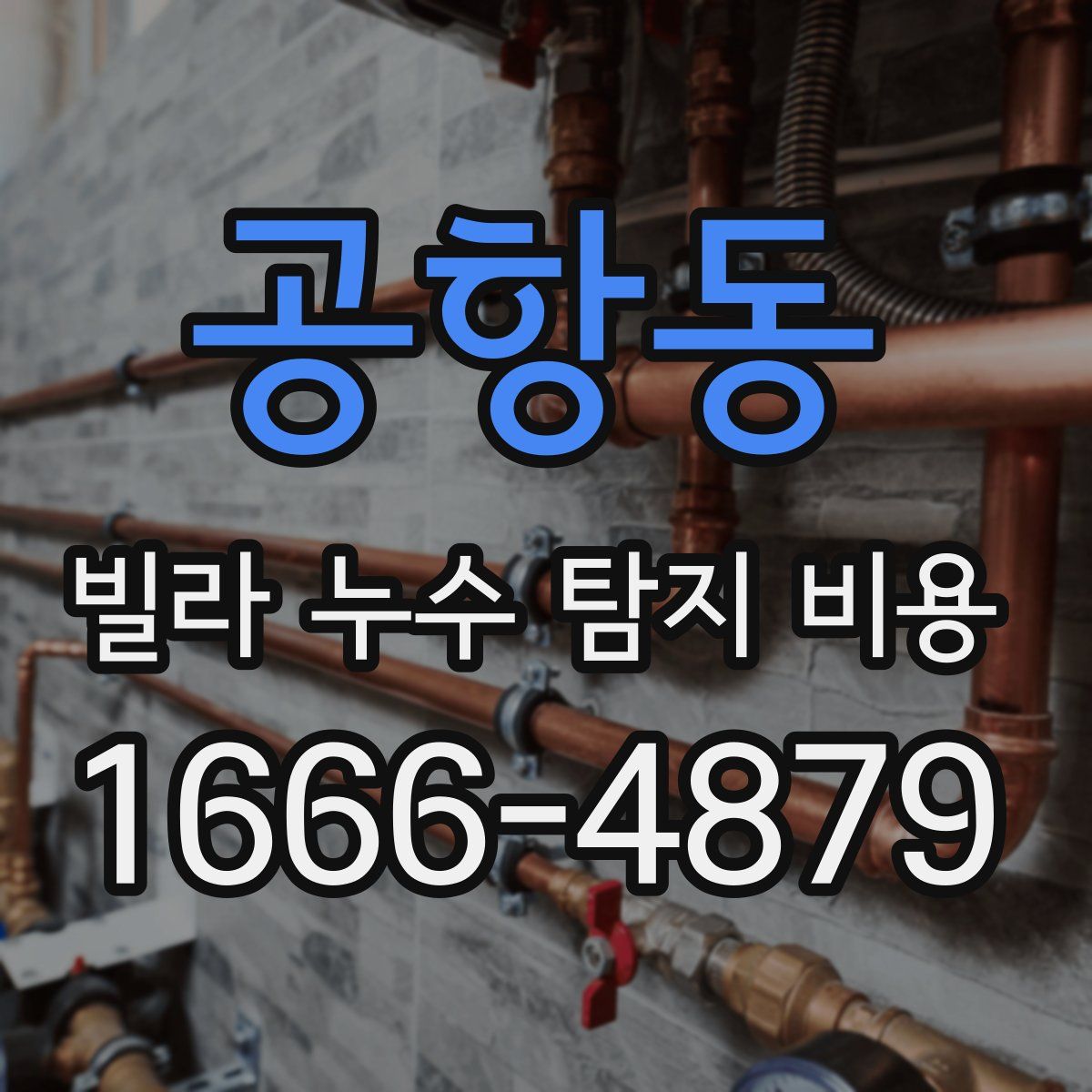공항동 빌라 누수 탐지 비용