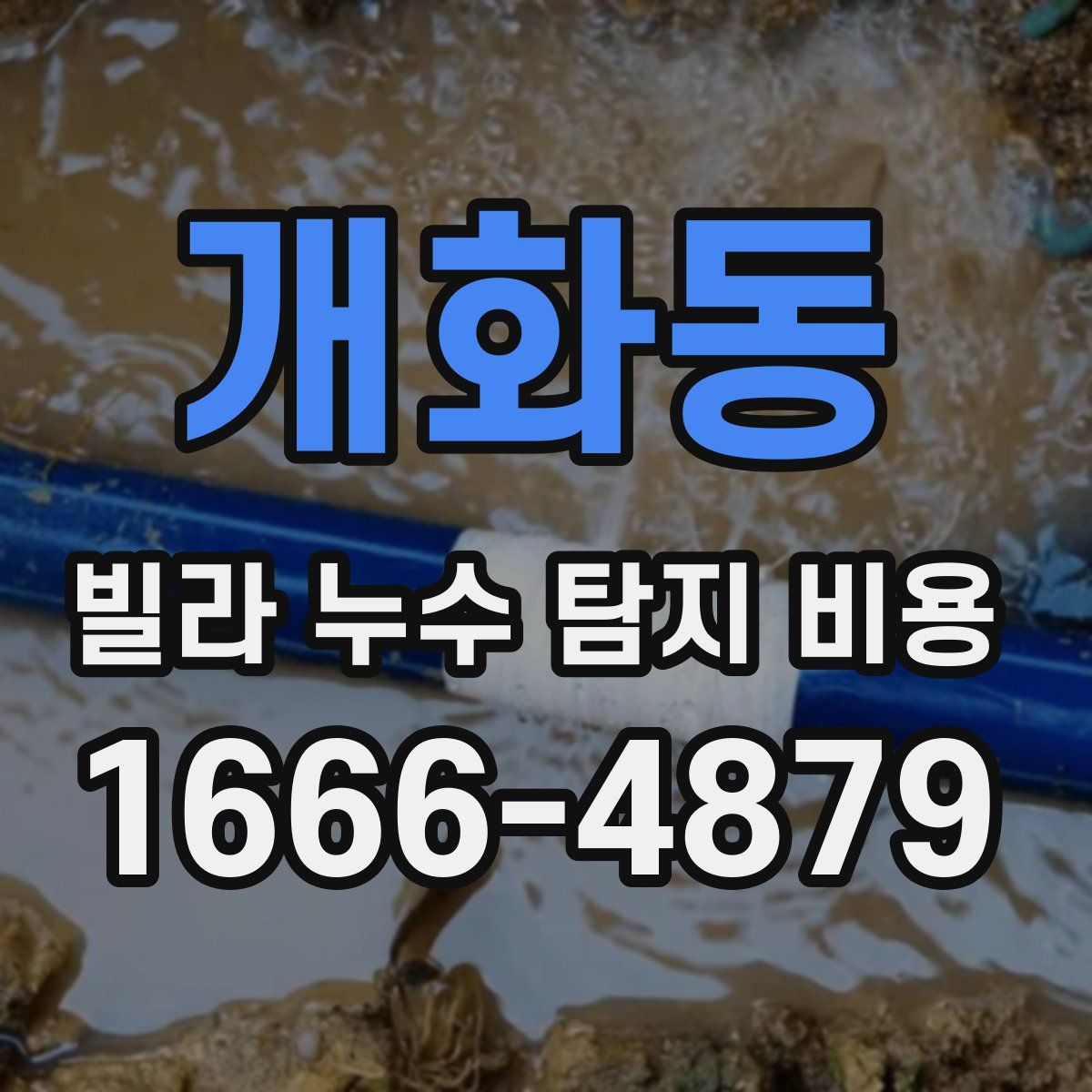개화동 빌라 누수 탐지 비용