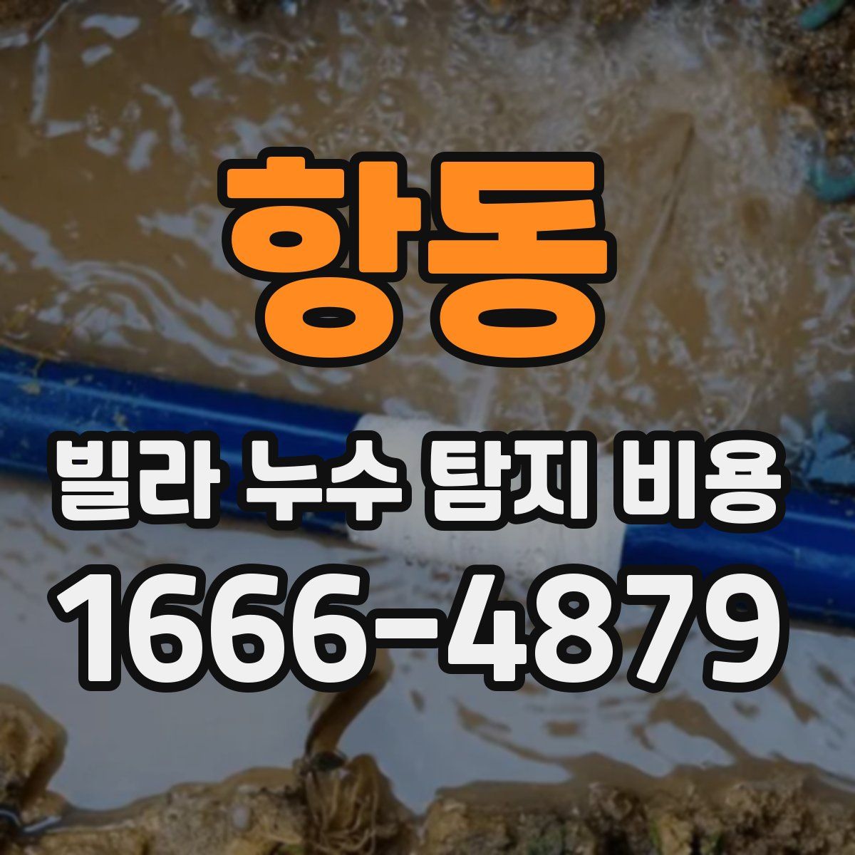 항동 빌라 누수 탐지 비용