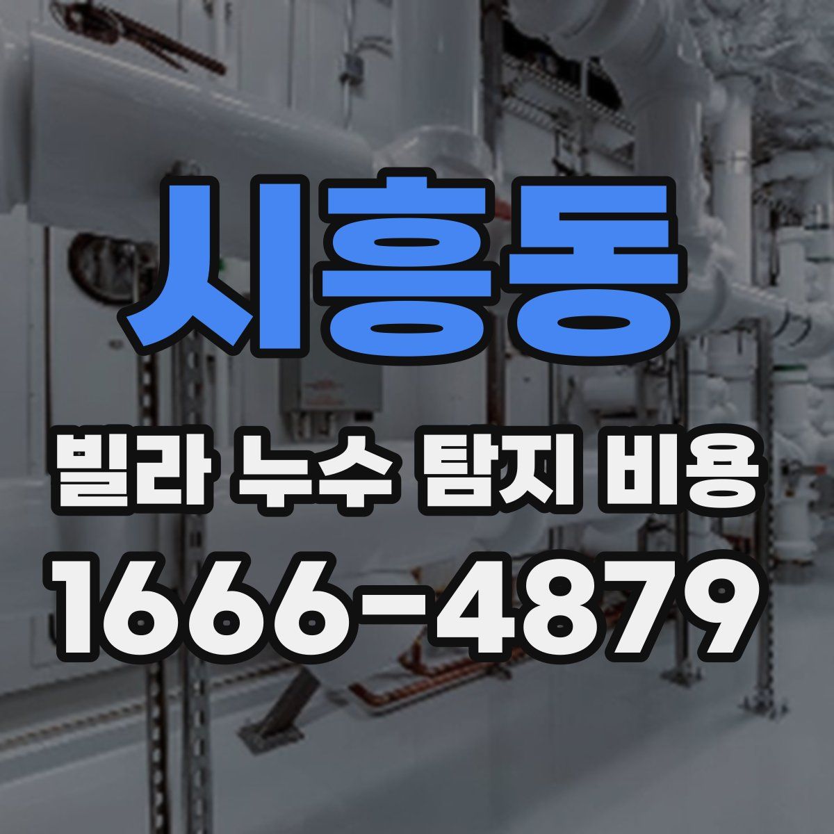시흥동 빌라 누수 탐지 비용