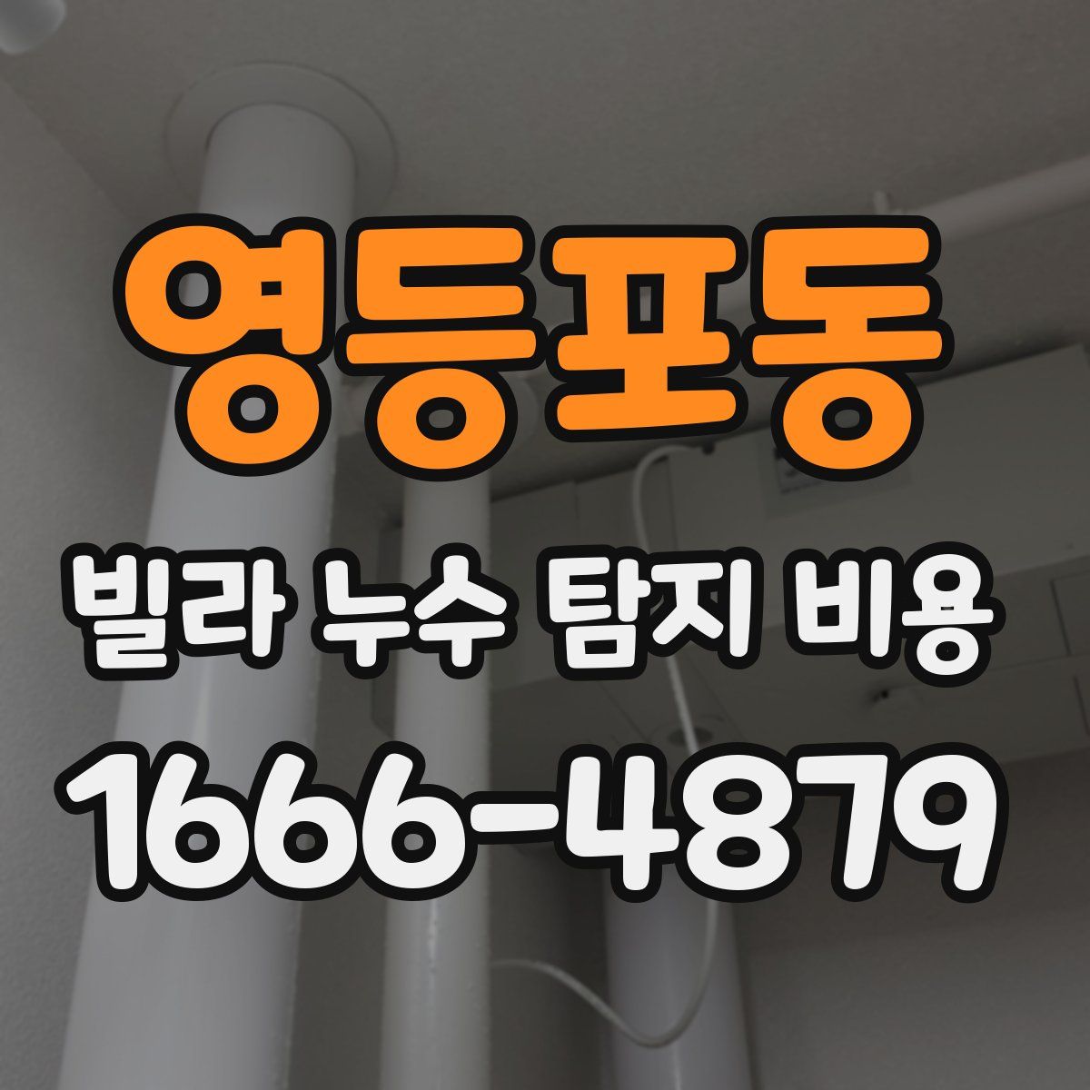 영등포동 빌라 누수 탐지 비용