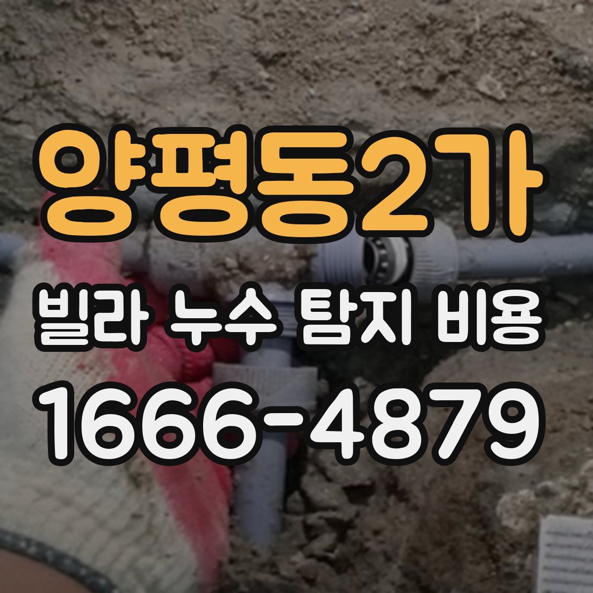 양평동2가 빌라 누수 탐지 비용