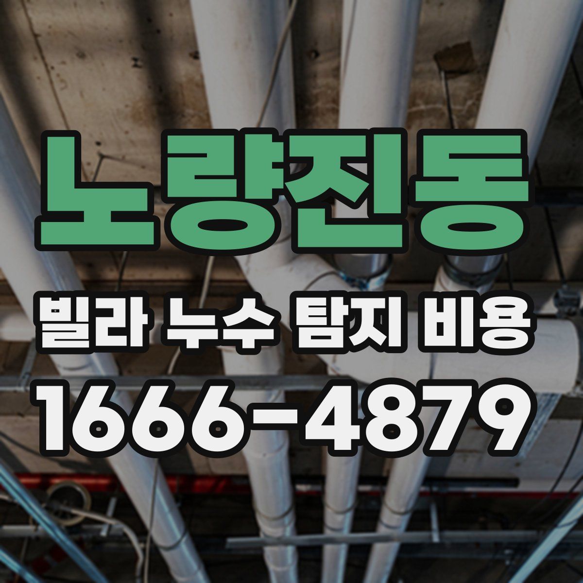 노량진동 빌라 누수 탐지 비용