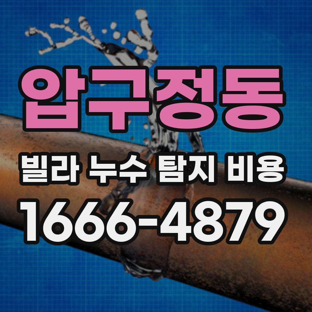 압구정동 빌라 누수 탐지 비용