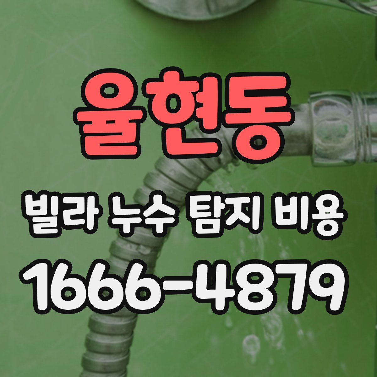 율현동 빌라 누수 탐지 비용