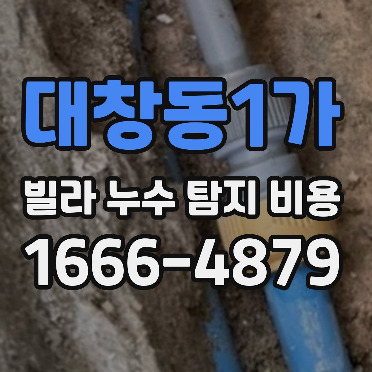 대창동1가 빌라 누수 탐지 비용
