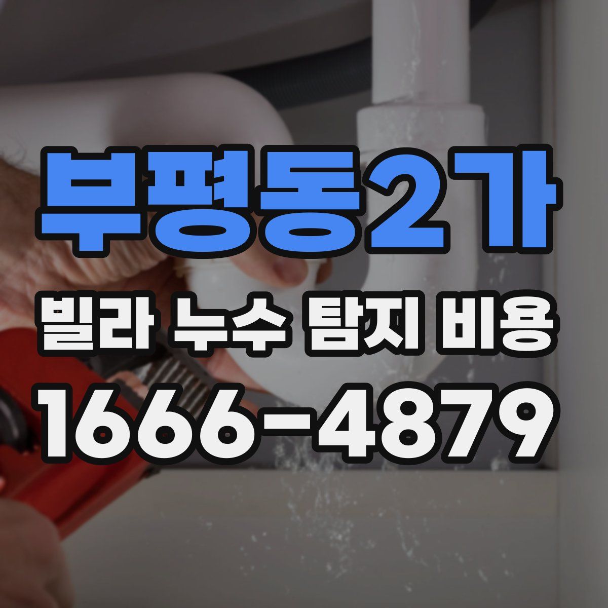 부평동2가 빌라 누수 탐지 비용
