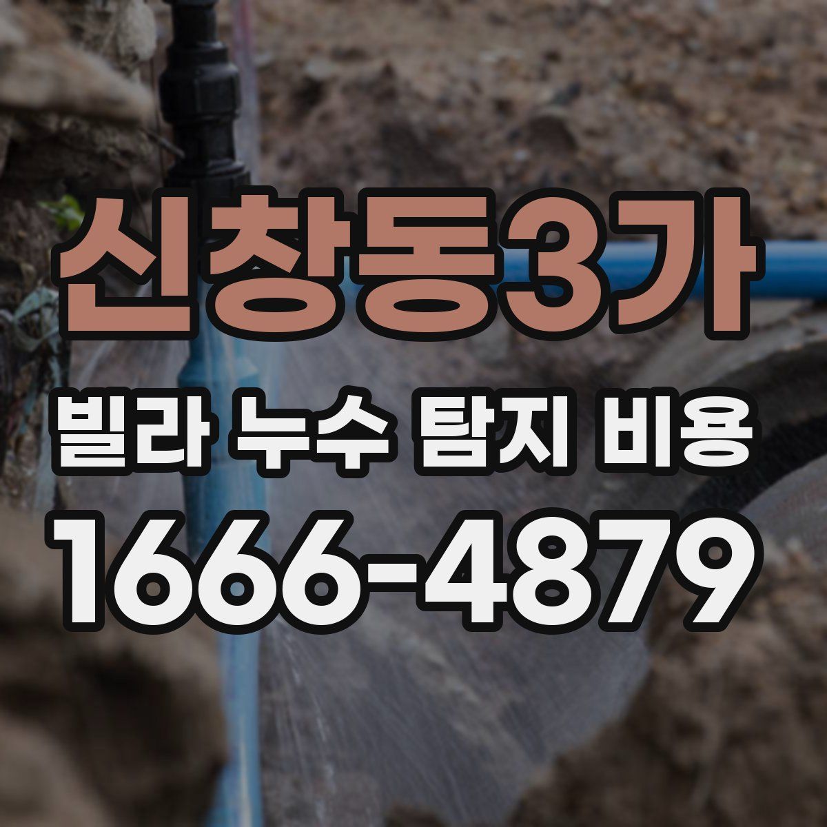신창동3가 빌라 누수 탐지 비용