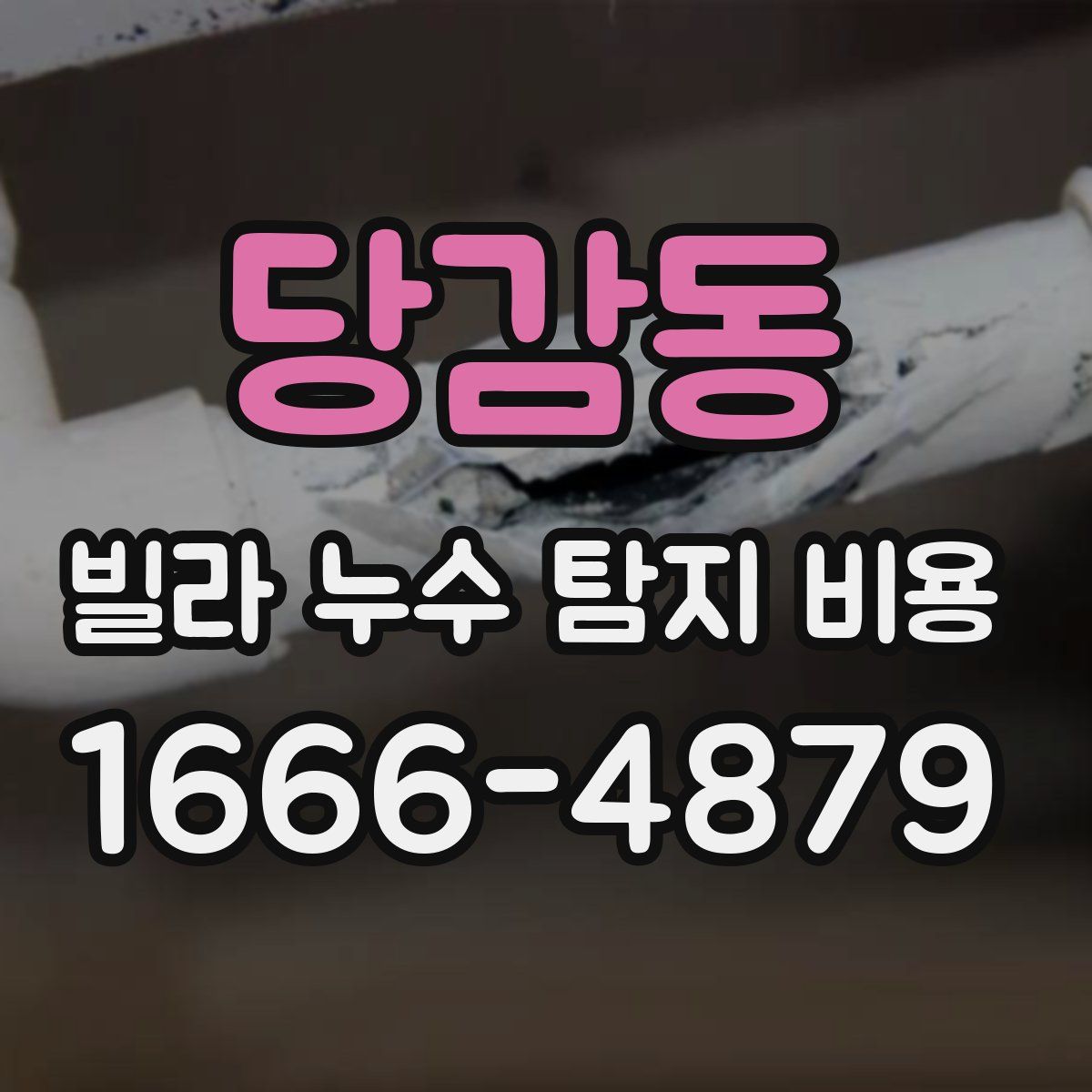 당감동 빌라 누수 탐지 비용
