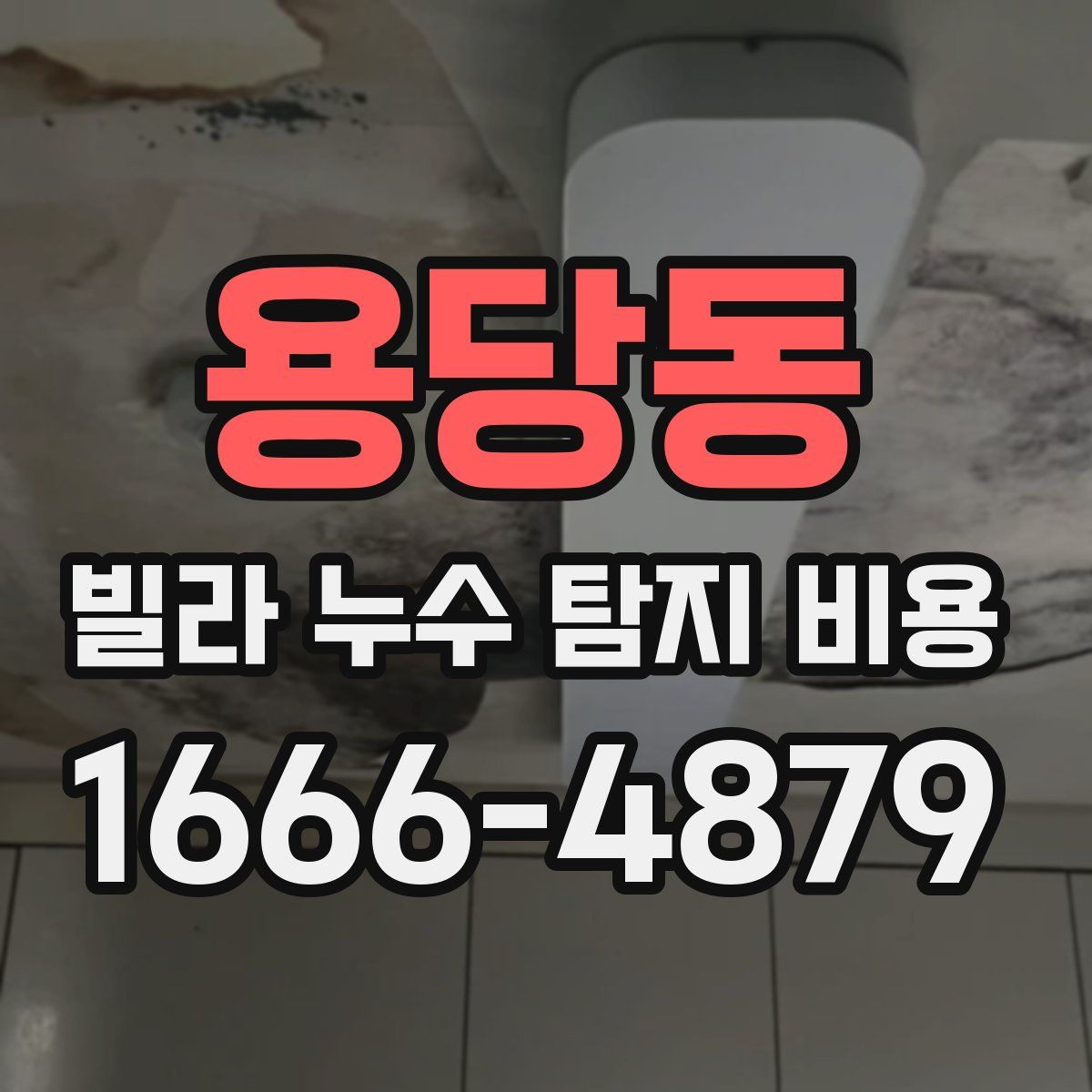 용당동 빌라 누수 탐지 비용