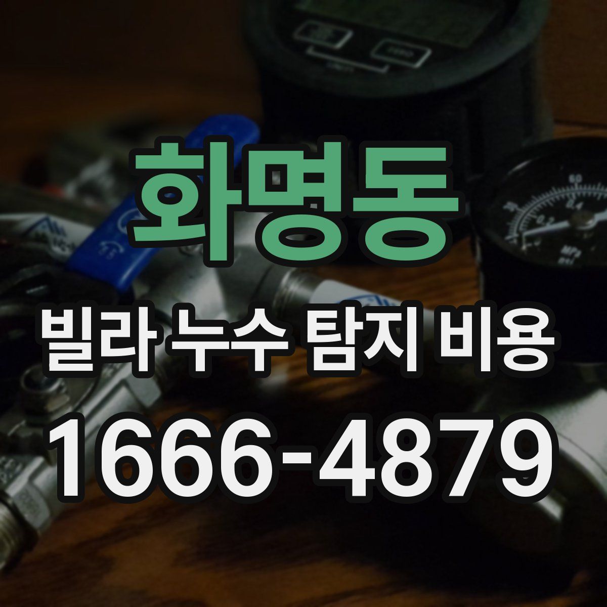 화명동 빌라 누수 탐지 비용