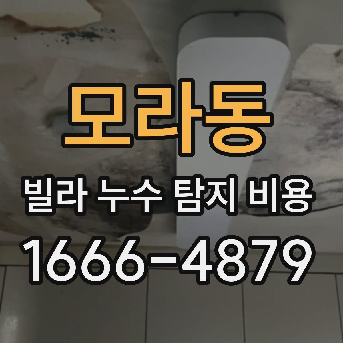 모라동 빌라 누수 탐지 비용