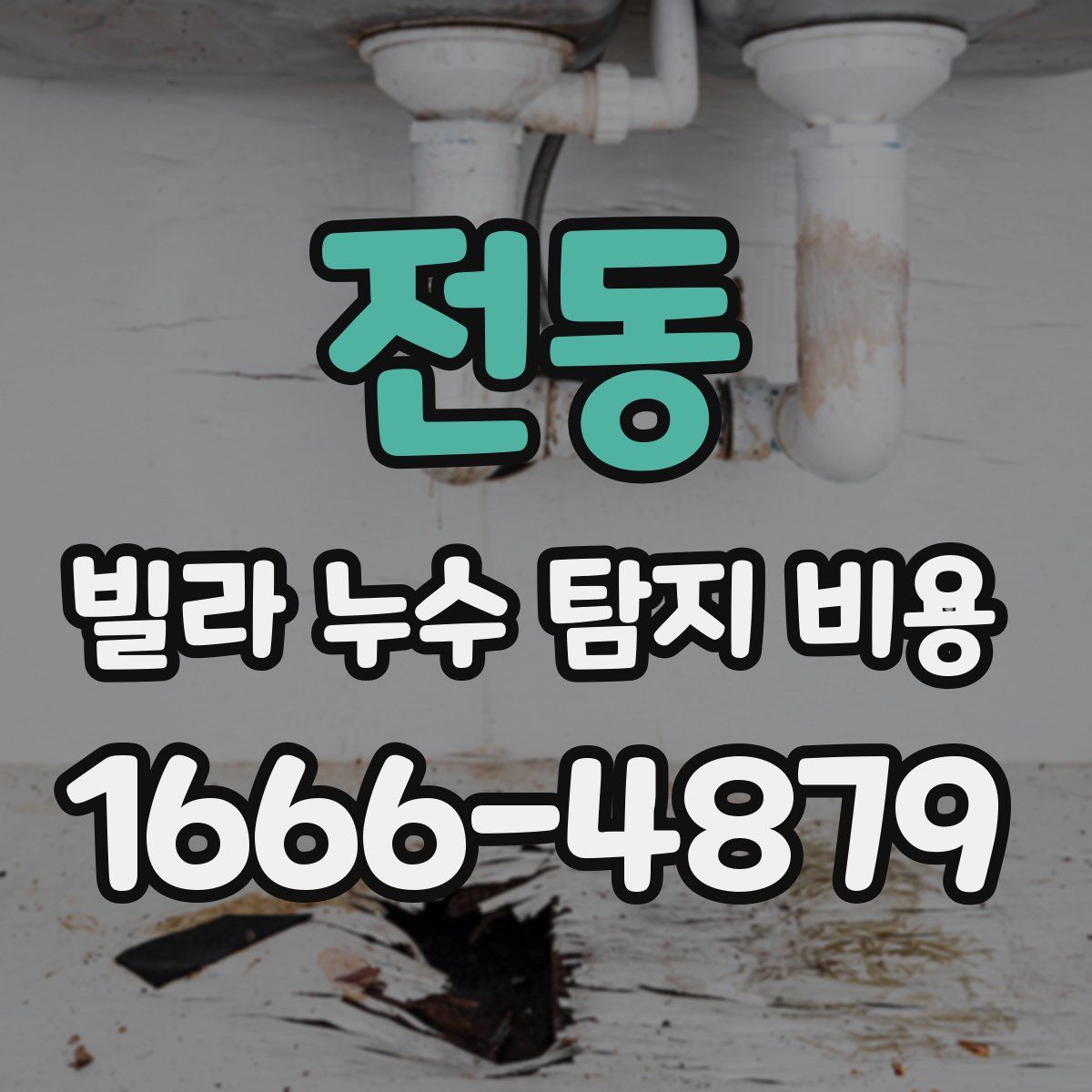 전동 빌라 누수 탐지 비용