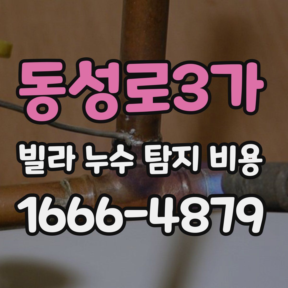 동성로3가 빌라 누수 탐지 비용