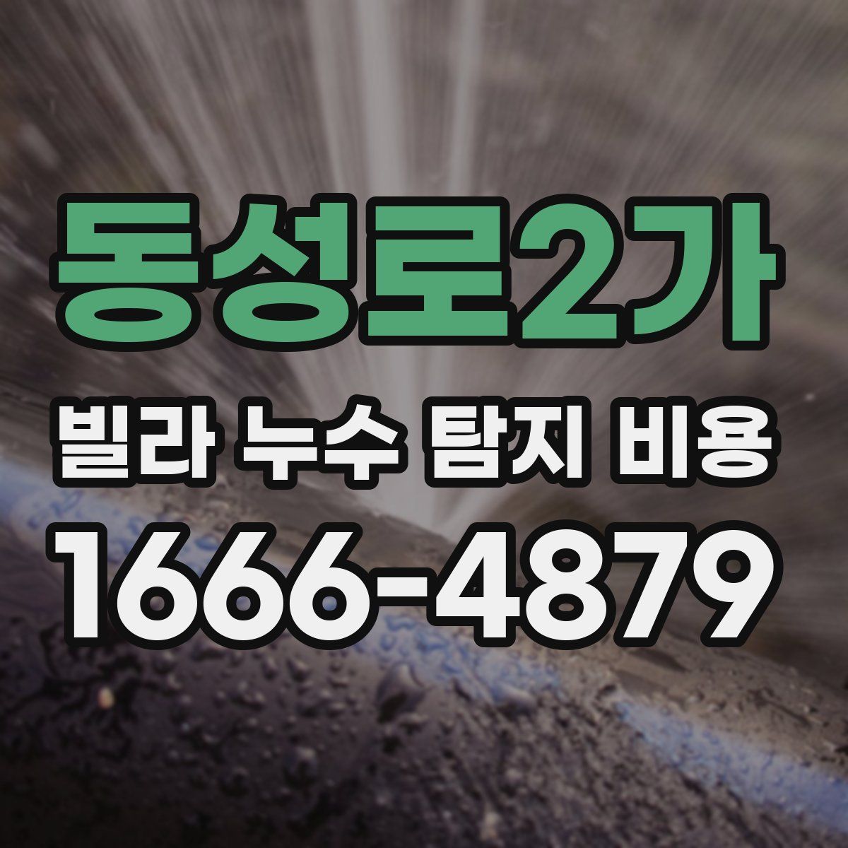 동성로2가 빌라 누수 탐지 비용
