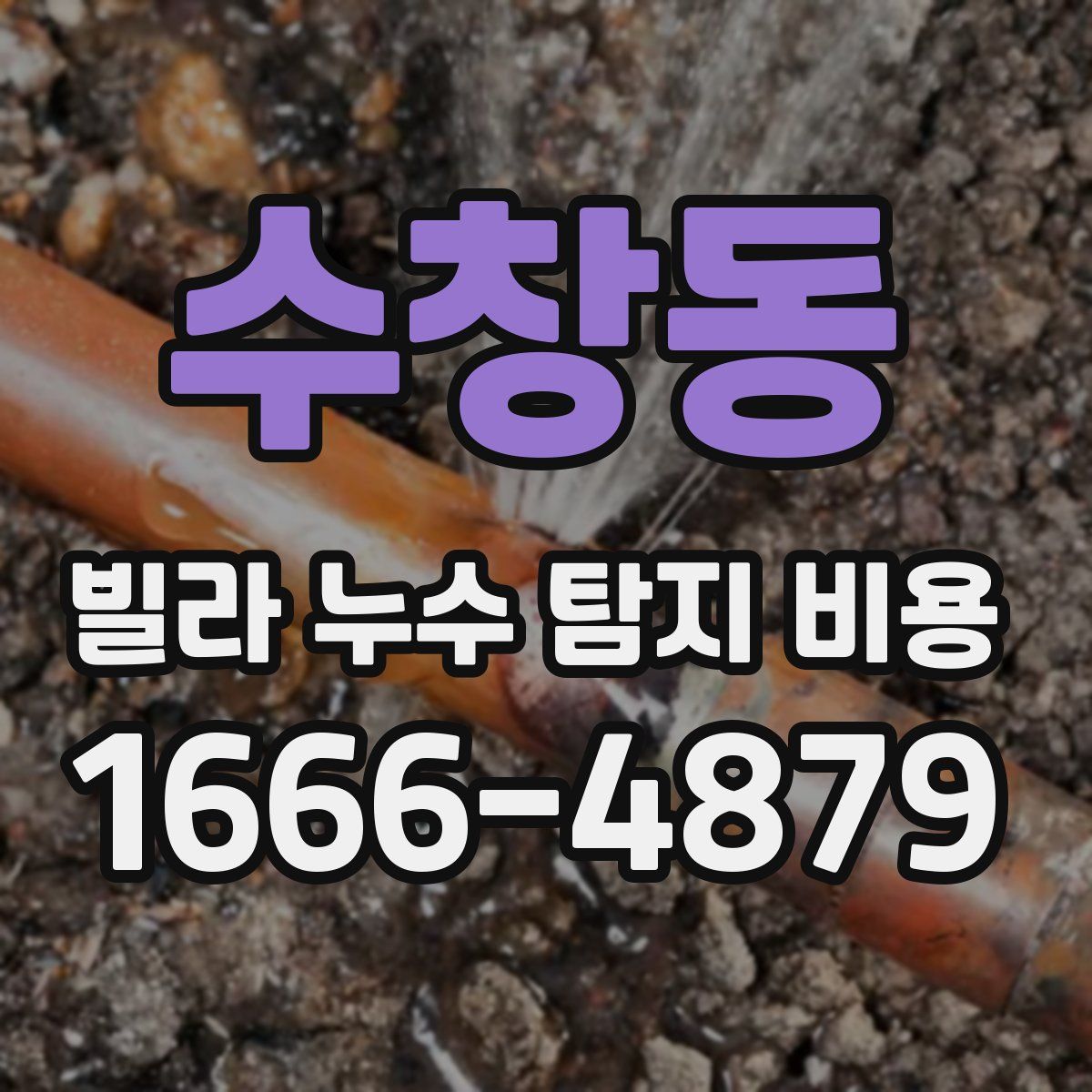 수창동 빌라 누수 탐지 비용