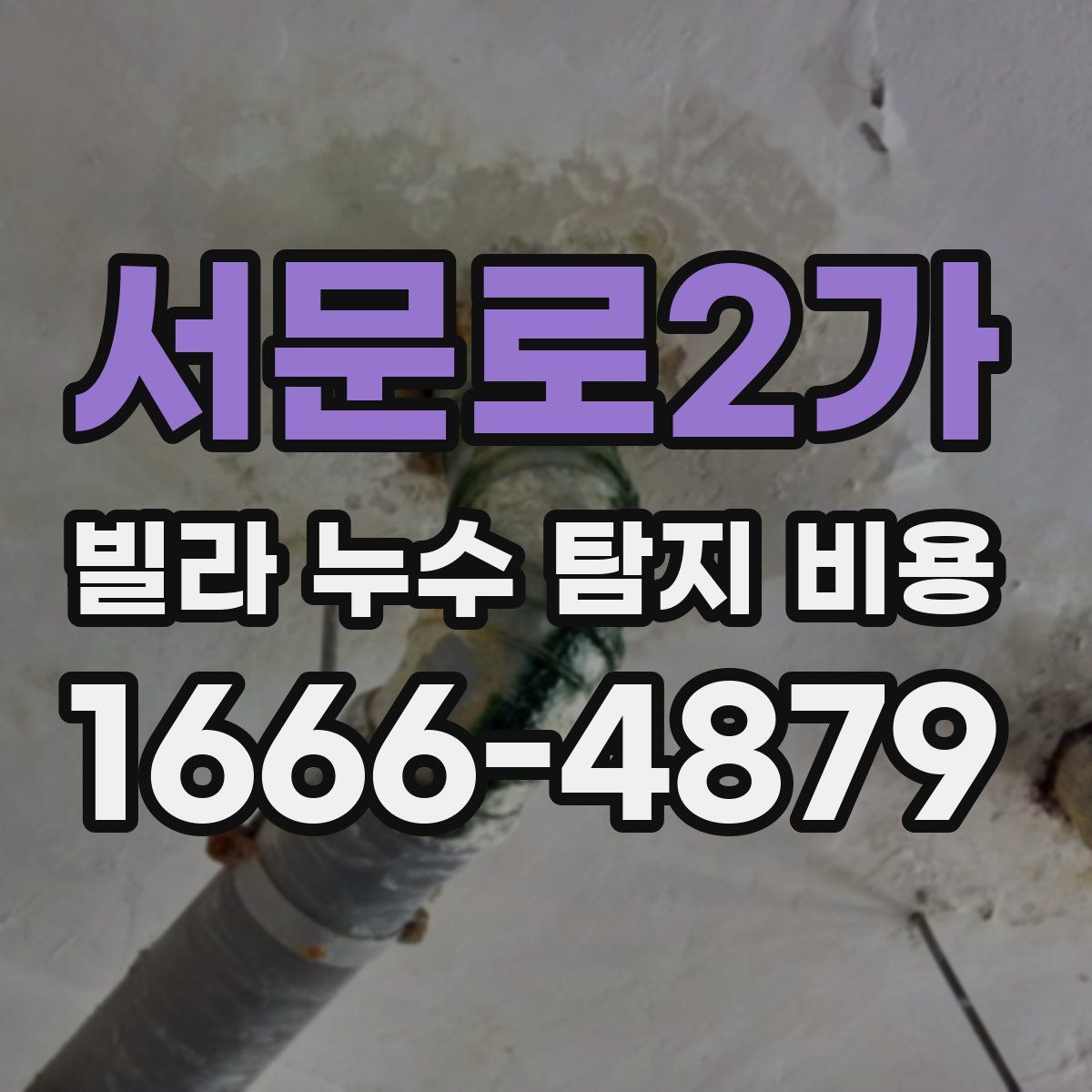 서문로2가 빌라 누수 탐지 비용