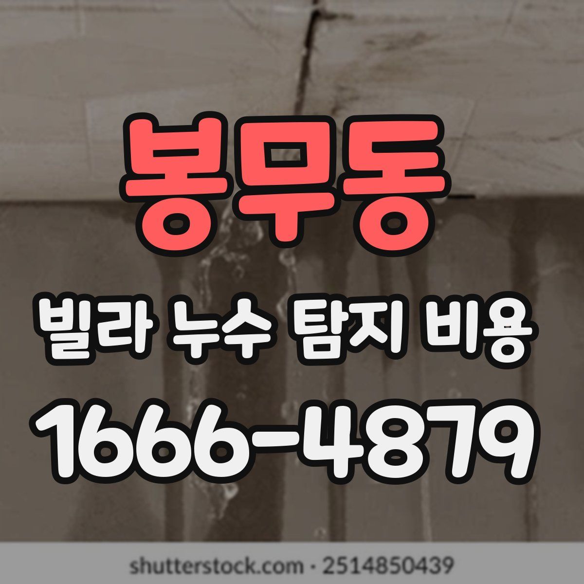 봉무동 빌라 누수 탐지 비용