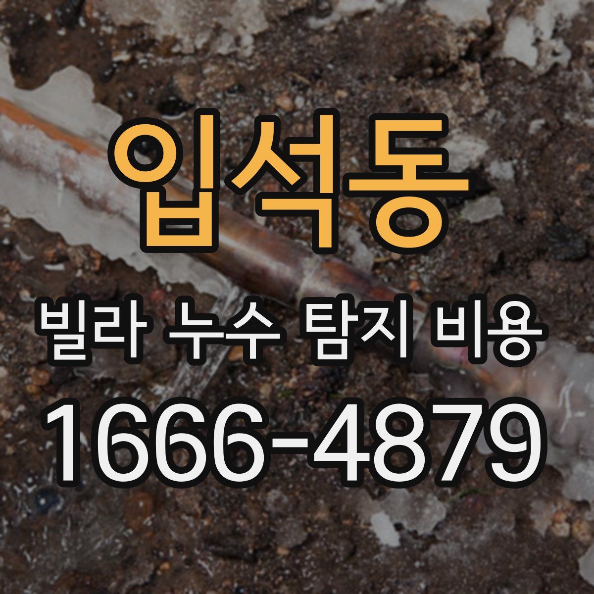 입석동 빌라 누수 탐지 비용