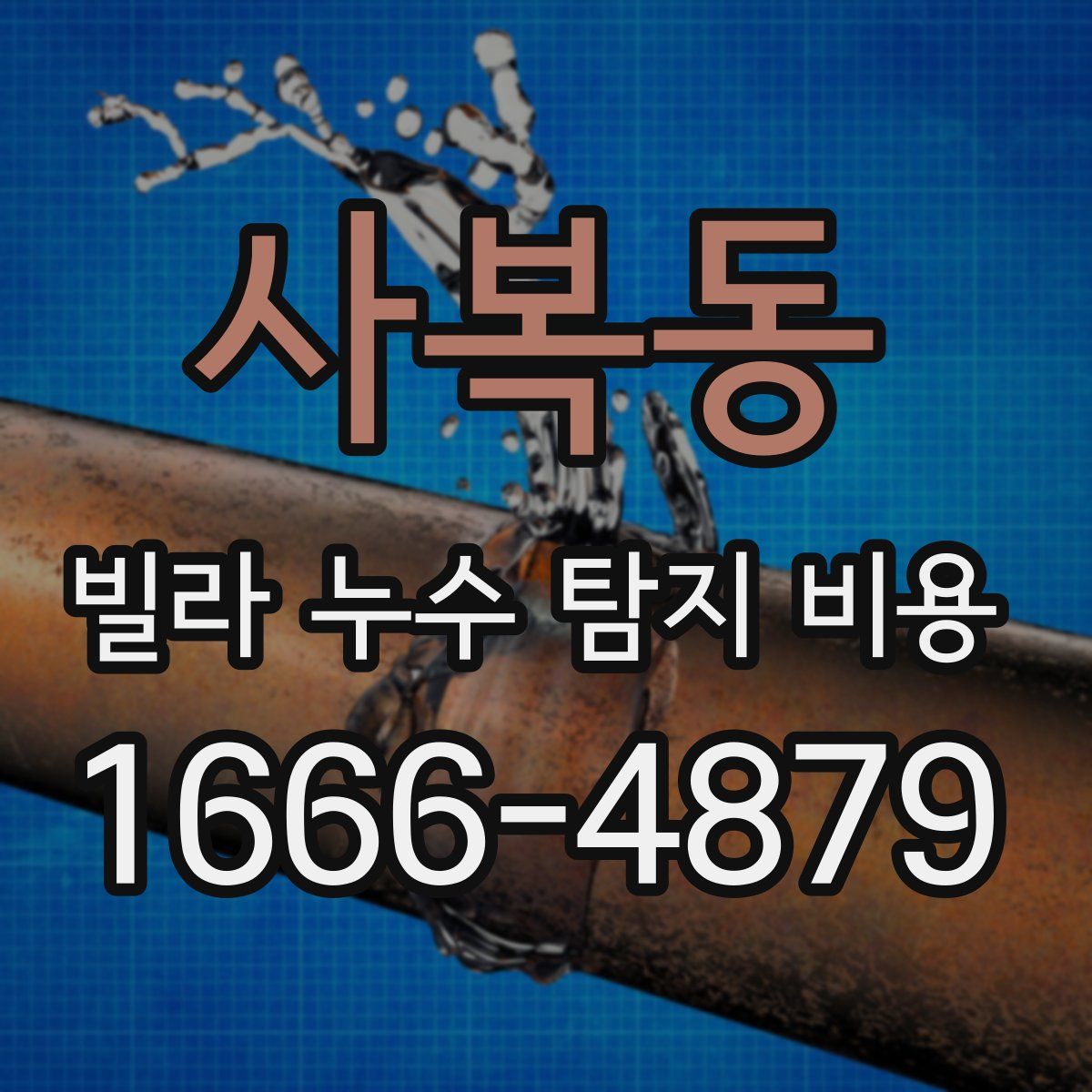 사복동 빌라 누수 탐지 비용