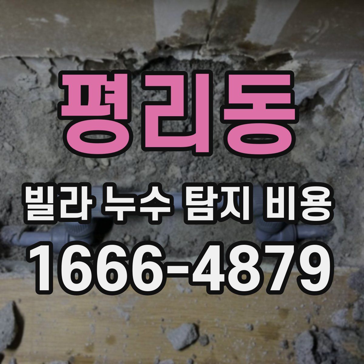 평리동 빌라 누수 탐지 비용