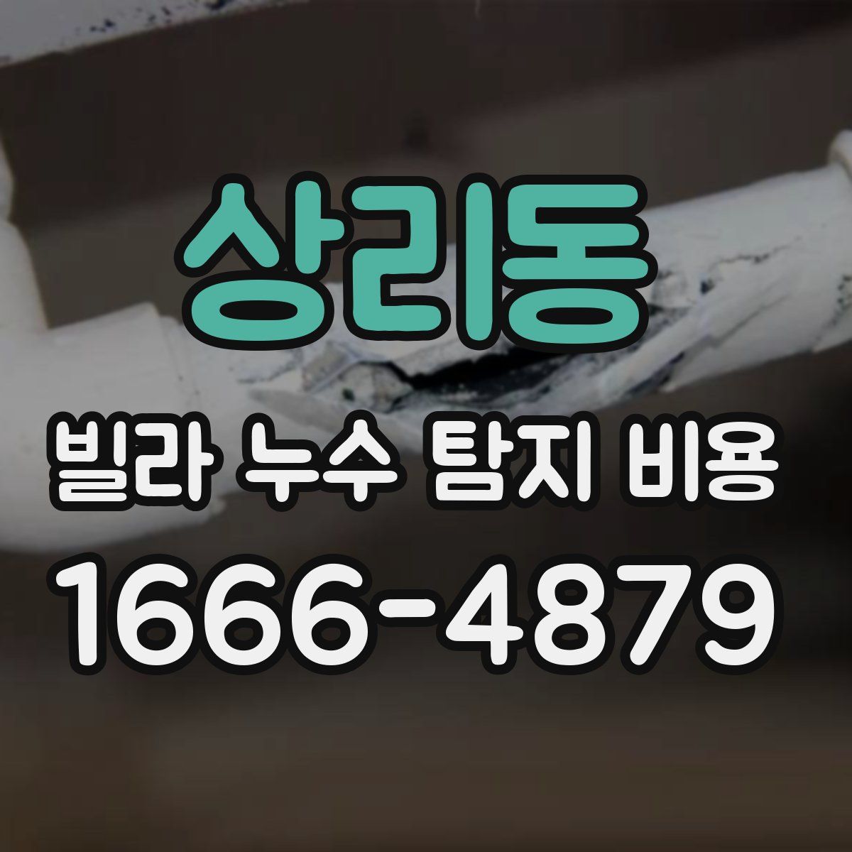 상리동 빌라 누수 탐지 비용