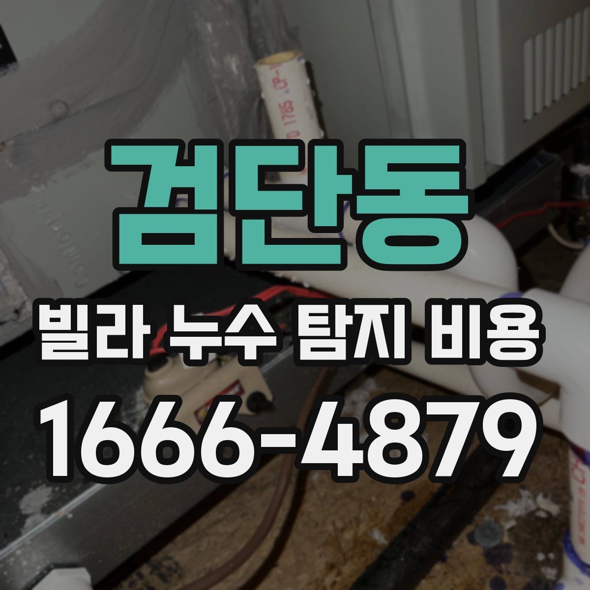 검단동 빌라 누수 탐지 비용
