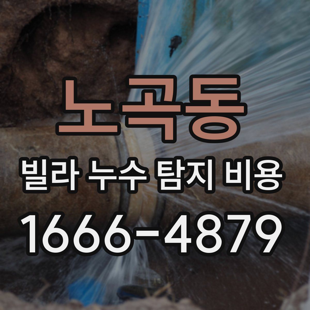 노곡동 빌라 누수 탐지 비용