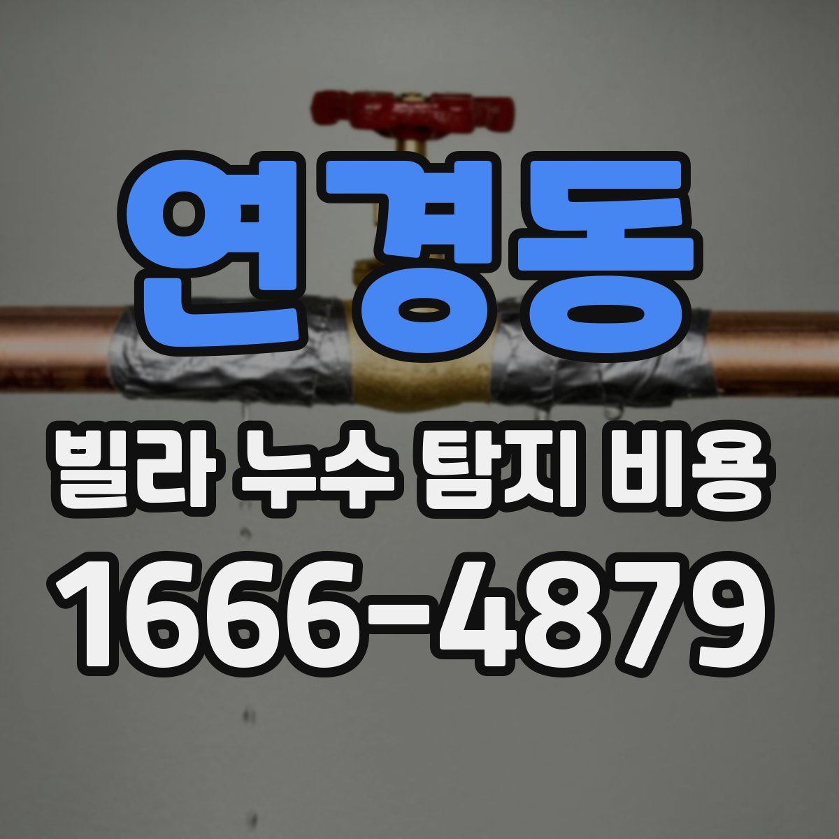 연경동 빌라 누수 탐지 비용