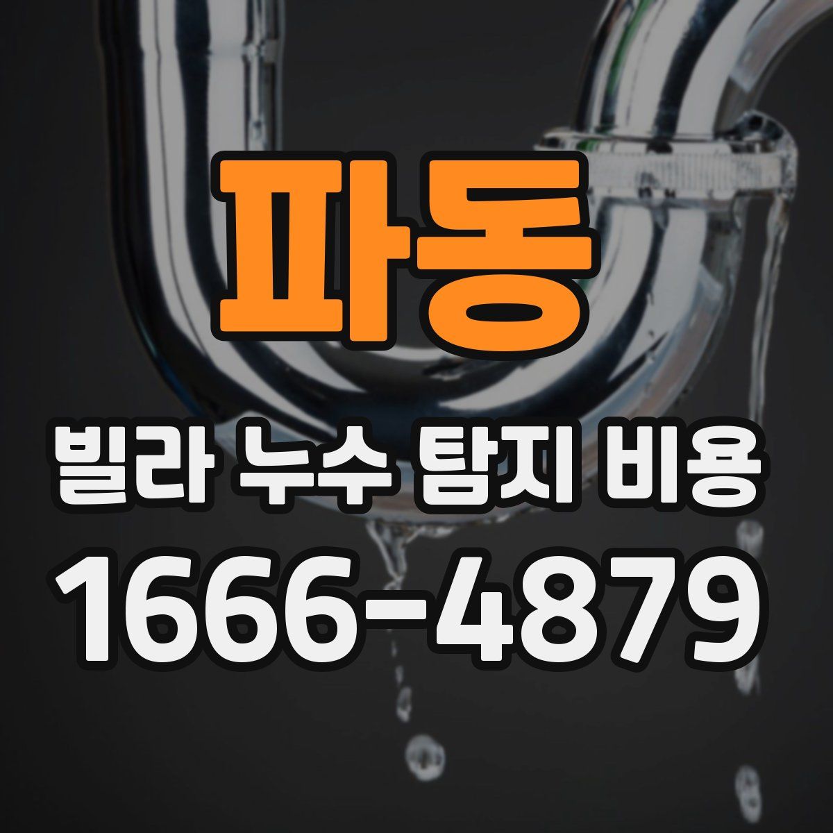 파동 빌라 누수 탐지 비용