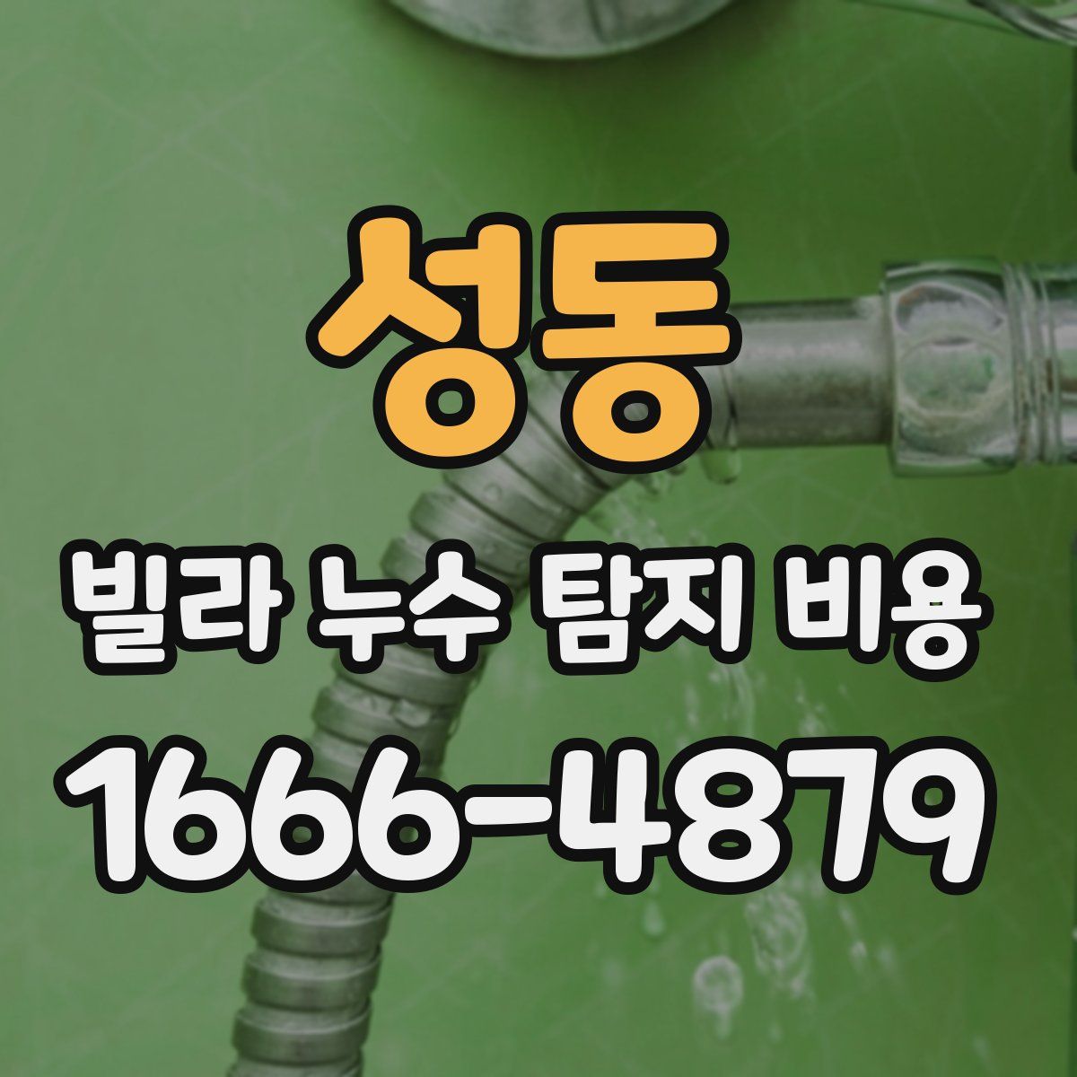 성동 빌라 누수 탐지 비용