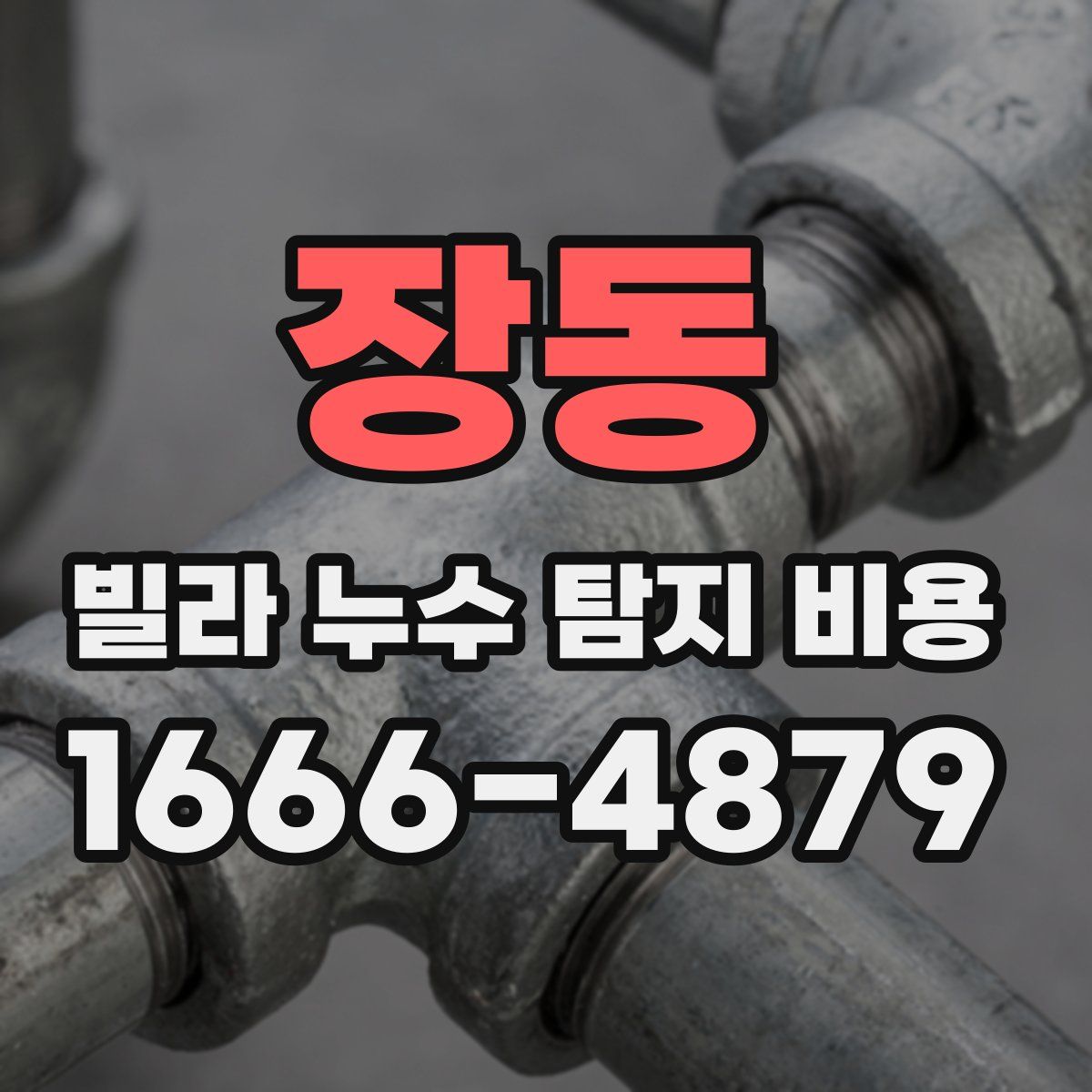 장동 빌라 누수 탐지 비용