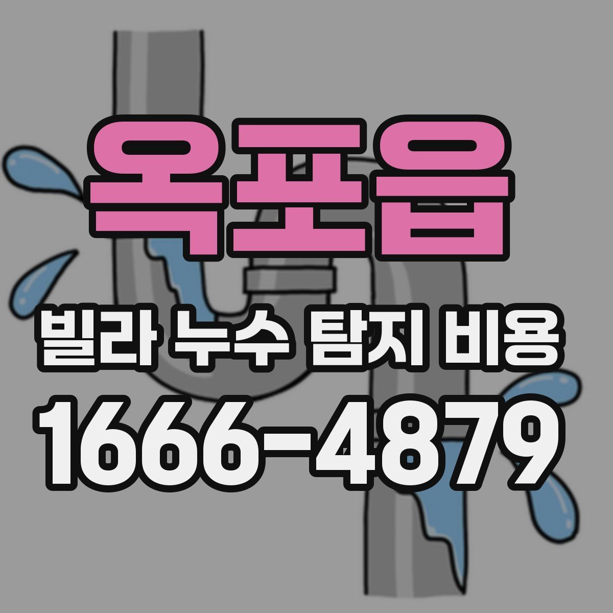 옥포읍 빌라 누수 탐지 비용