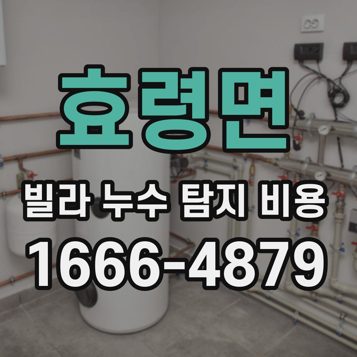 효령면 빌라 누수 탐지 비용