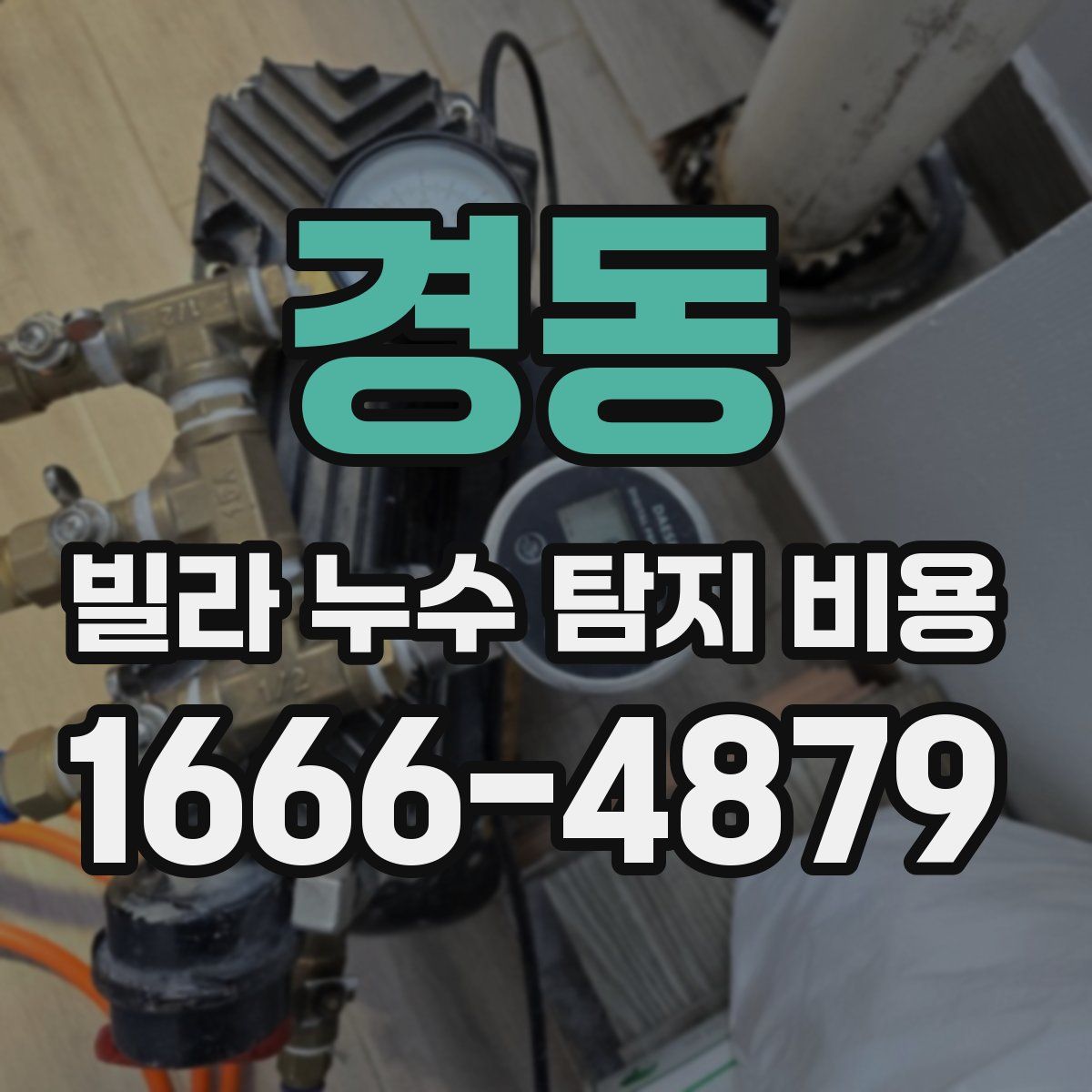경동 빌라 누수 탐지 비용