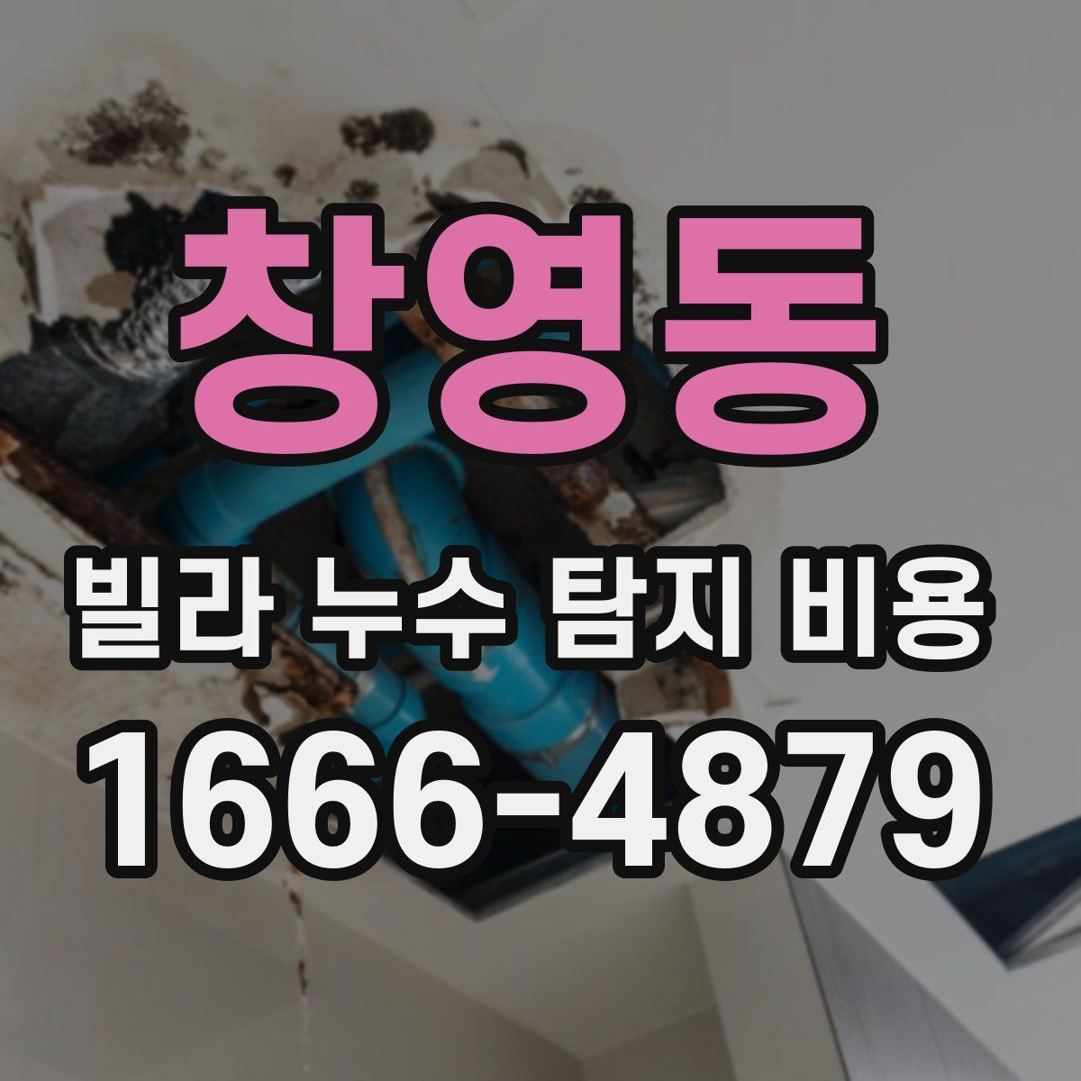 창영동 빌라 누수 탐지 비용