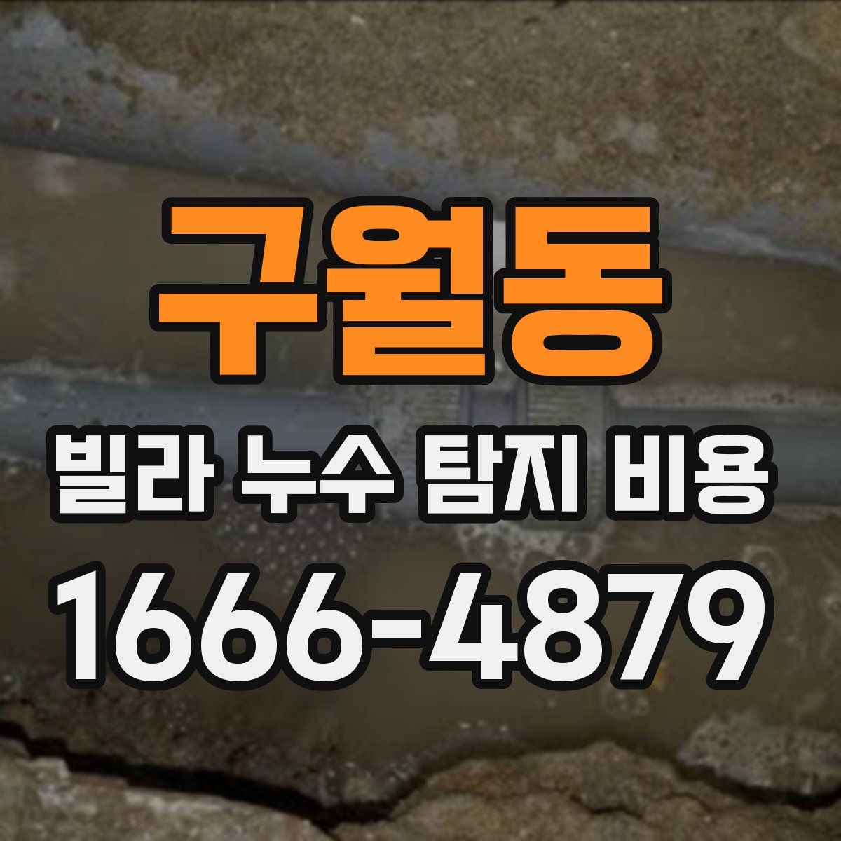 구월동 빌라 누수 탐지 비용