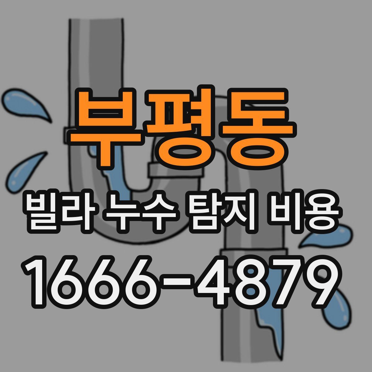 부평동 빌라 누수 탐지 비용