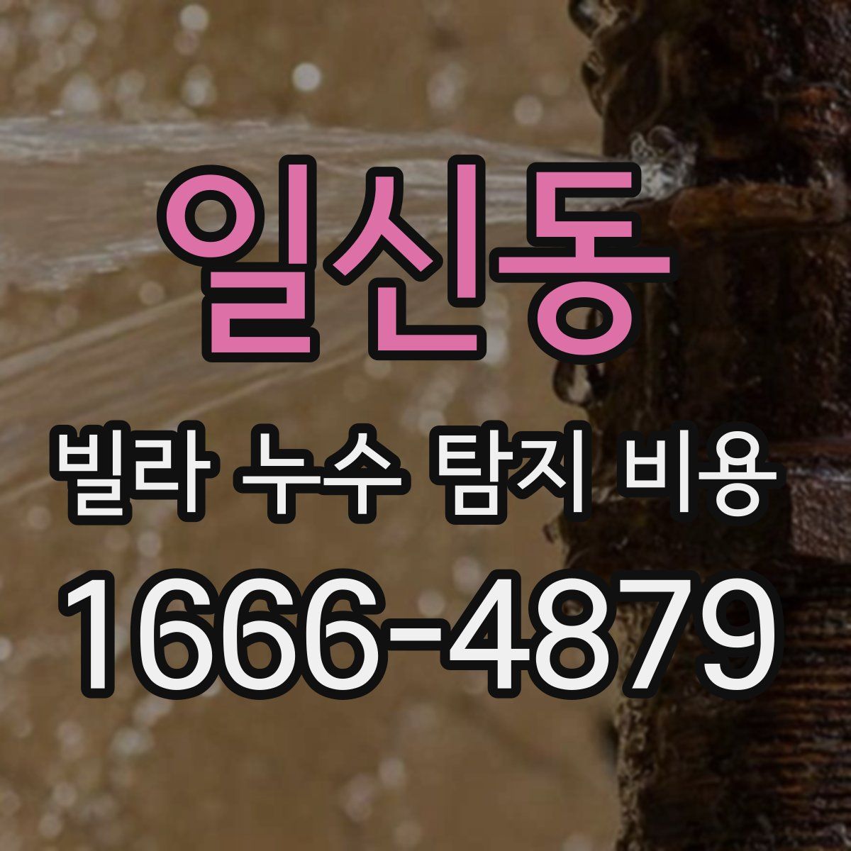 일신동 빌라 누수 탐지 비용