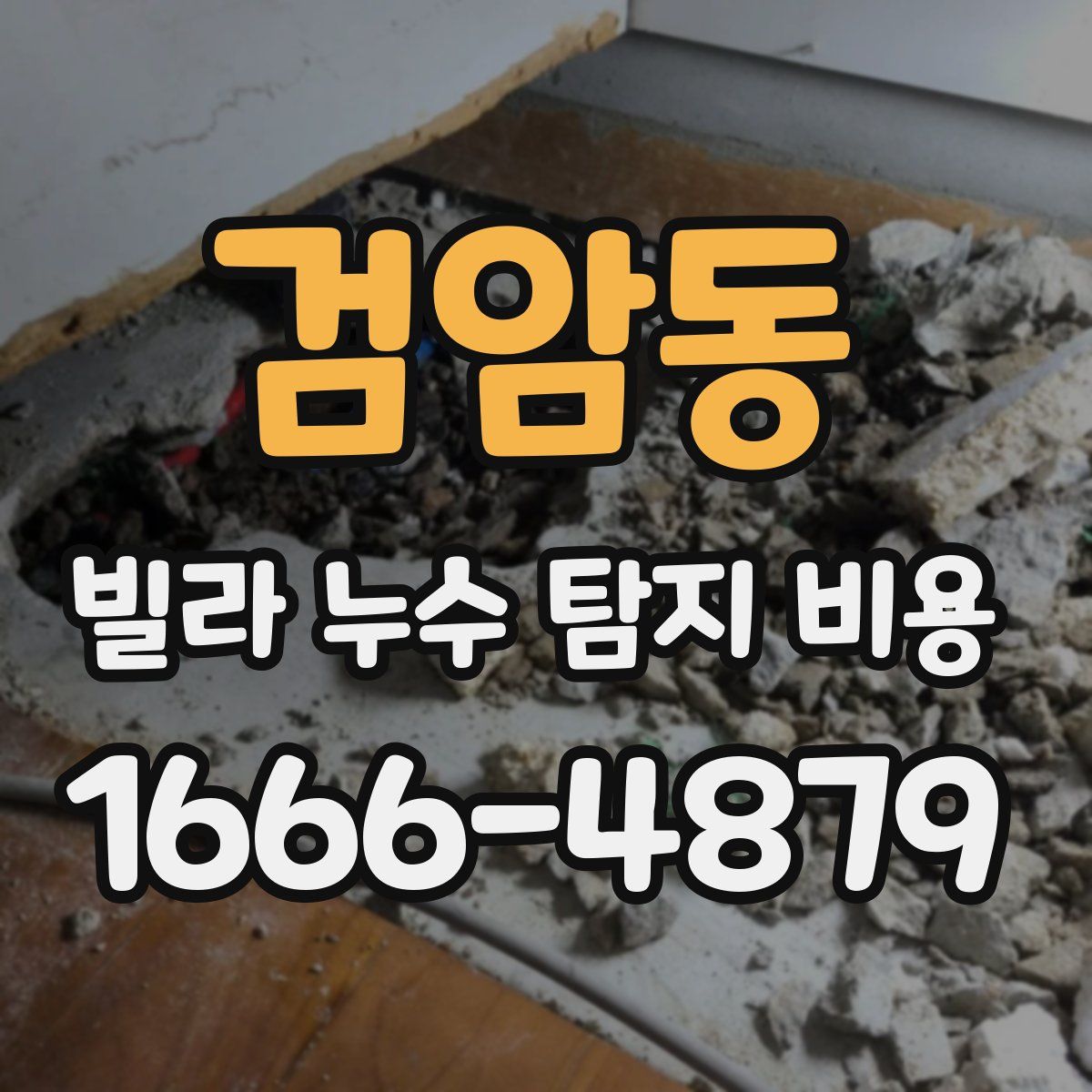 검암동 빌라 누수 탐지 비용