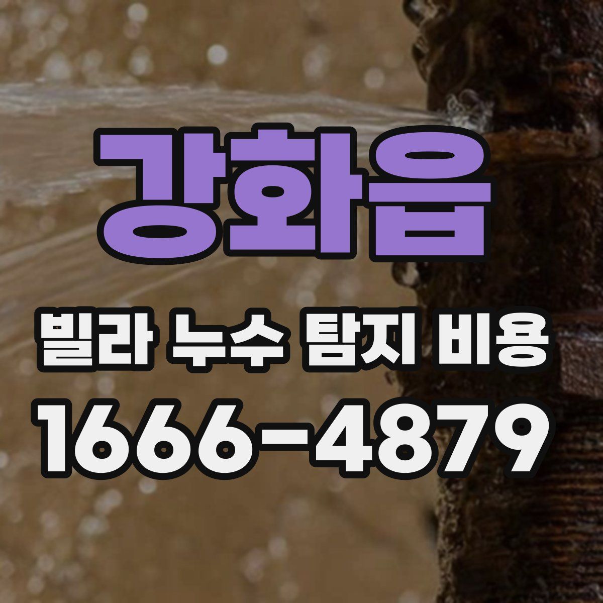 강화읍 빌라 누수 탐지 비용