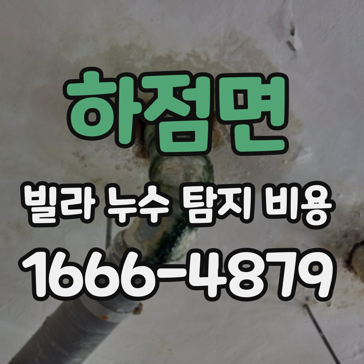 하점면 빌라 누수 탐지 비용