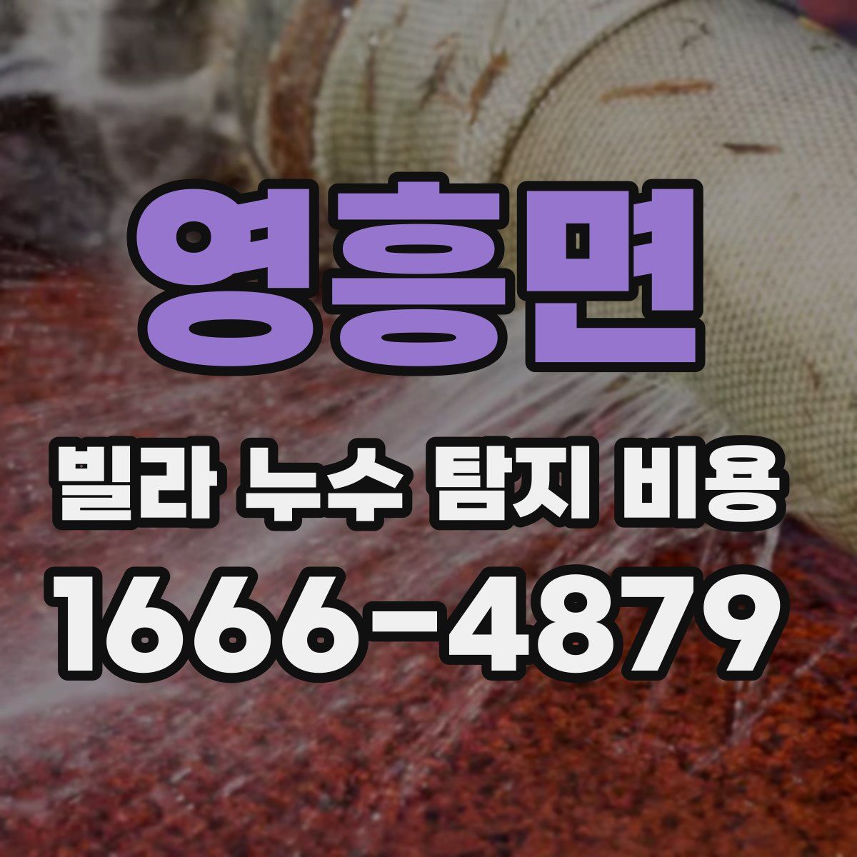 영흥면 빌라 누수 탐지 비용