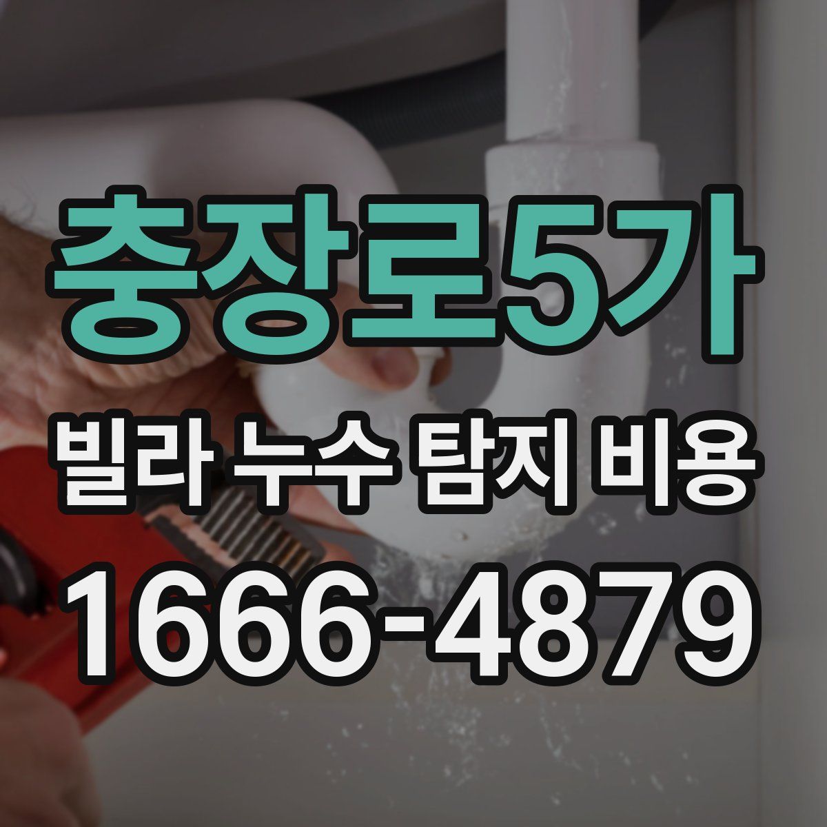 충장로5가 빌라 누수 탐지 비용