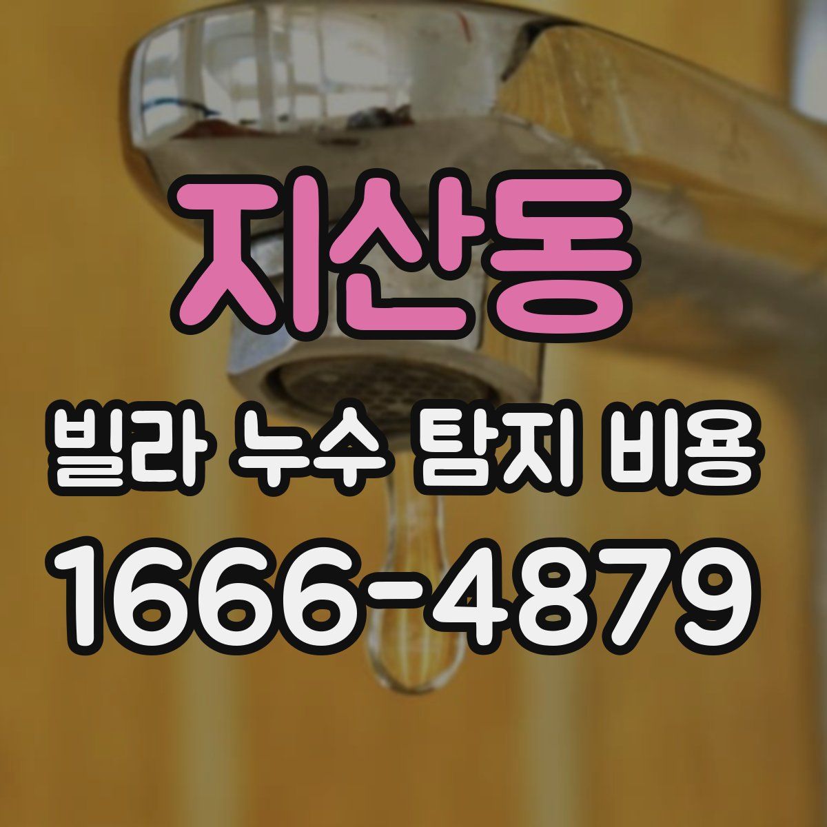 지산동 빌라 누수 탐지 비용