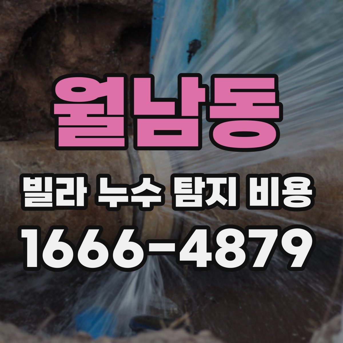 월남동 빌라 누수 탐지 비용
